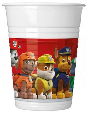 Kubeczki plastikowe Paw Psi Patrol 200ml 8 sztuk