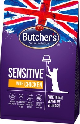 Sucha karma dla kota Butchers Functional Cat Sensitive kurczak 800g