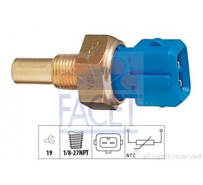 FACET SENSOR TEMPERATURA DEL MOTOR DE AGUA EPS 1.830.156  