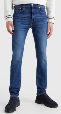 Tommy Hilfiger spodnie Slim Bleecker PSTR 33/34