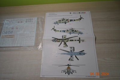 Mi-24 V E HIND Kalkomania Kalki Kalka 1/35
