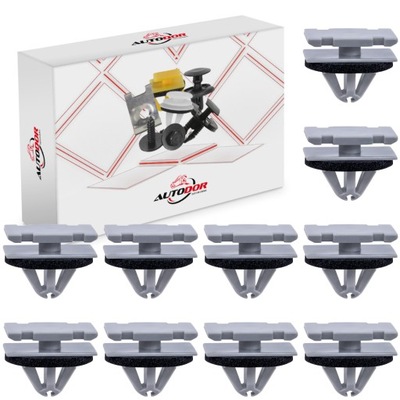 Кліпси накладки порога штифти ford chevrolet opel ampera astra insignia karl фото №1