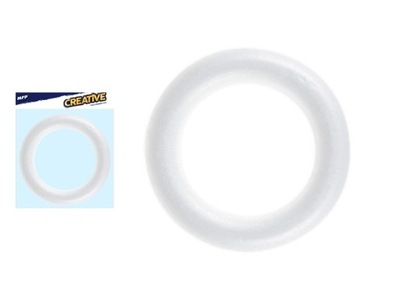 OBRĘCZ STYROPIANOWA GŁADKA 25CM