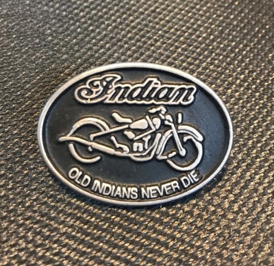 ZNACZEK INDIAN MOTOCYKL WIELKI CHOPPER PREZENT HIT