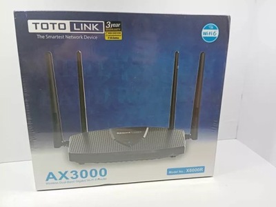 TOTOLINK ROUTER WIFI6 AX3000 DUAL BAND 5XRJ45 1000 MB/S