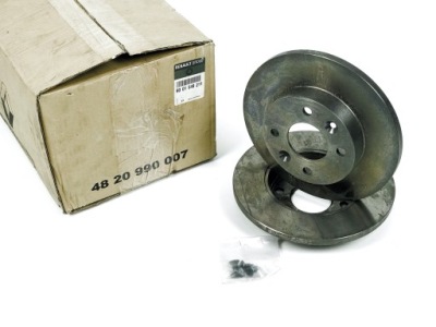 2x oryg диск гальмівна задня logan sandero clio фото №1