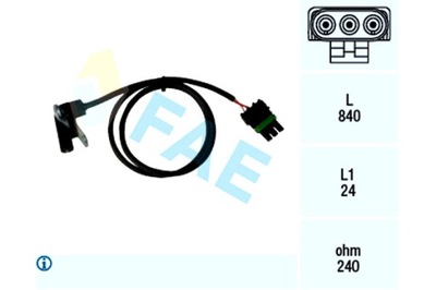 FAE SENSOR POSICIÓN DE EJE CIGÜEÑAL JEEP CHEROKEE COMANCHE RENAULT  