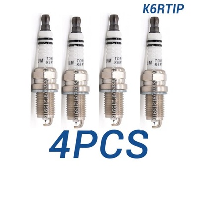 Spark Plug TORCH K6RTIP/K6RTC Fit for BKR6E IFR6B 