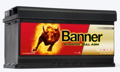 АКУМУЛЯТОР BANNER 92AH/850A P+ RUNNING BULL AGM