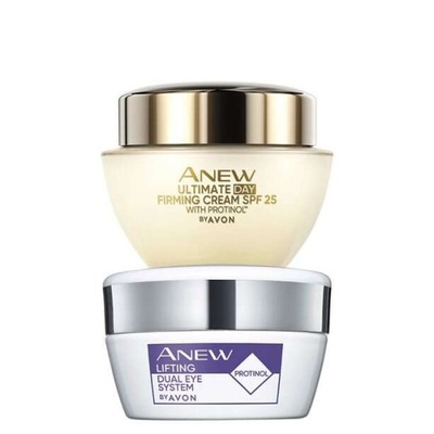 AVON ANEW Zestaw Ultimate na dzień + Krem pod Oczy