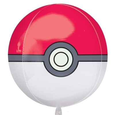 Balon foliowy Pokemon Pokeball Kula na licencji, 40 cm