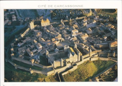 FRANCJA - CARCASSONNE - Z LOTU PTAKA - UNESCO - OKSYTANIA