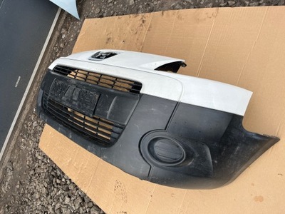 Бампер передній peugeot partner ii 2008-2015 решітка радіатора білий ewp перед фото №1