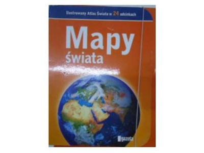 Mapy świata Ilustrowany Atlas świata w teczce -