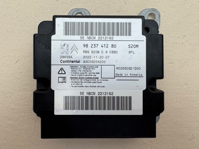 Peugeot partner iv berlingo rifter combo e 18r модуль датчик подушек подушка безопасности фото №1