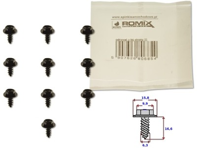 TOYOTA COROLLA E18 13- SCREW BOLT CLAMP CAPS  