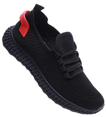 Wsuwane lekkie buty sportowe ażurowe sneakersy trampki 15553 43