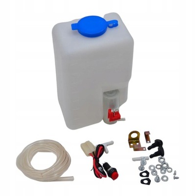 Universal Windshield Wipe Washer Kit Tank Bottle фото