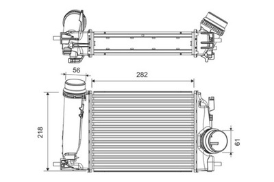 VALEO 818293 RADUADOR AIRE DE CARGA  