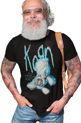 KORN Koszulka T-Shirt Męski 16 WZORÓW KONCERT XL