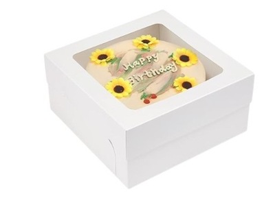 Pudełko na ciasto, tort białe 20x20x15 Cake Box 1szt