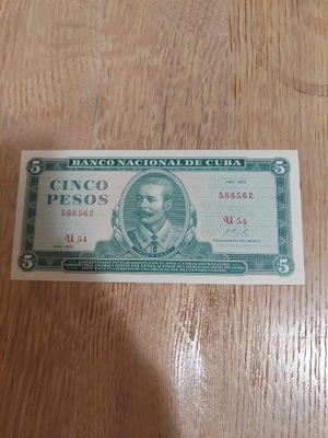 Kuba - 5 Pesos - 1972 - UNC