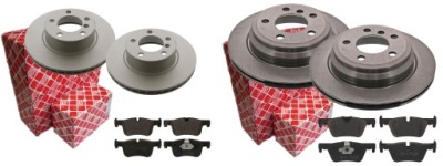 Тормозные диски тормозные колодки p+t febi bmw 3 gt f34 4 f32 f33 фото №1