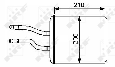 ОБОГРЕВАТЕЛЬ ALFA 147/156/GT 01-10 NRF53244