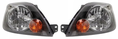 Ford fiesta mk6 комплект фары лампы передние фото №1