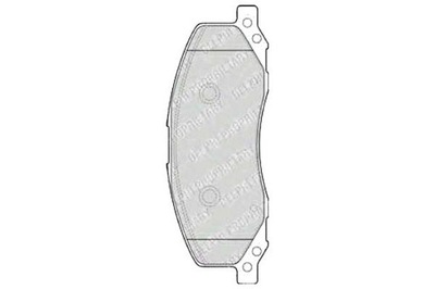 Delphi гальмівні колодки гальмівні opel insignia a insignia a фото №1