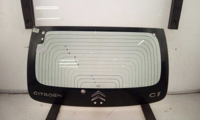 Скло задня задня citroen c1 3/5-drzwi 2005-2014 з підігрівом оригінальна фото №1