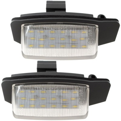 Фонари номерного знака регистрационный led do mitsubishi outlander ii 2 фото №1