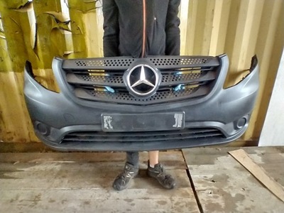 Бампер перед mercedes vito w447 kompletny решётка радиатора фото №1