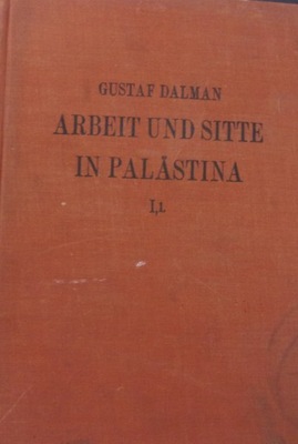 Arbeit und Aitte in Palastina 1928 r.