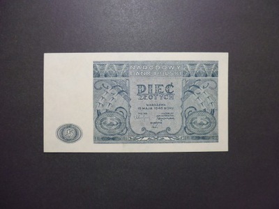 B1079. 5 Złotych 1946 stan 1.