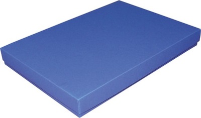 ozdobne pudełko prezent 35 x 24 x 4 cm niebieskie