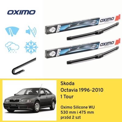 ESCOBILLAS PARTE DELANTERA PARA SKODA OCTAVIA 1 TOUR (1996-2010) OXIMO  