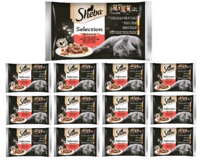 Sheba Selection Soczyste smaki w sosie 52x85g