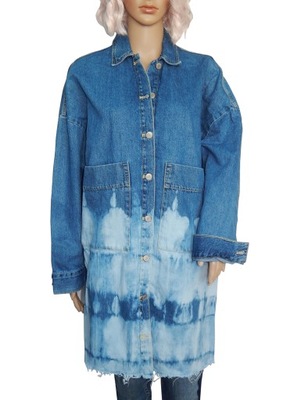 ZARA_PŁASZCZ JEANSOWY OVERSIZE_M/L