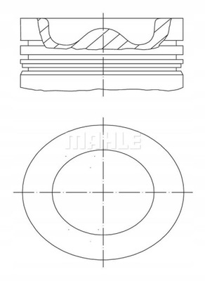 MAHLE 061 PI 00111 000 PISTÓN  