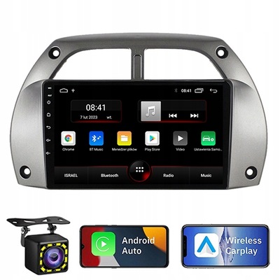 RADIO ANDROID NAWIGACJA GPS TOYOTA RAV4 2001-2006