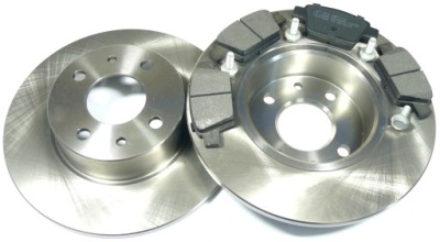 Гальмівні колодки гальмівні диски do fiat bravo2 stilo multipla delta3 фото №1