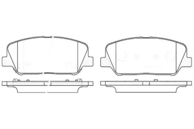 Remsa тормозные колодки тормозные hyundai veloster 1.6 t-gdi фото №1