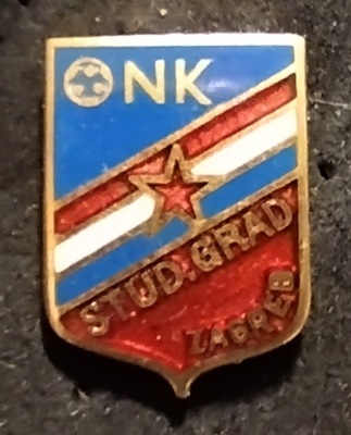 odznaka NK STUDENTSKI GRAD ZAGRZEB (JUGOSŁAWIA)