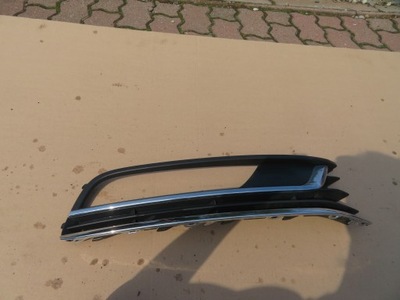 Решётка бампер правая перед решётка радиатора passat b7 3aa853666 фото №1