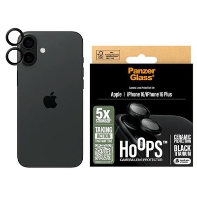 PanzerGlass Hoops Ceramic LensProtector iPhone 16 6.1" / 16 Plus 6.7" 1281