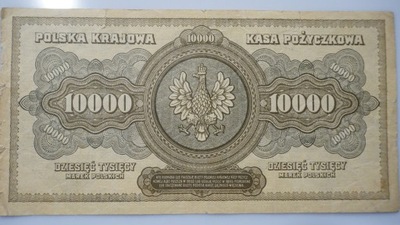 BANKNOT 10000 dziesięć tysięcy marek polskich 1922