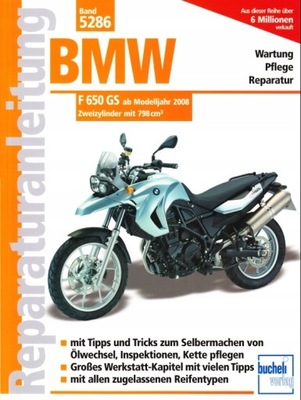 BMW F650GS 2008-2012 MANUAL REPARACIÓN BUCHELI 24H  