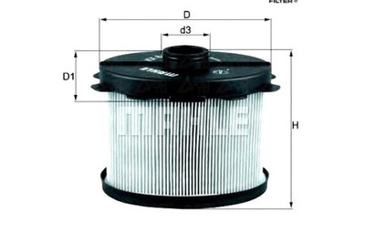 Knecht фільтр пального peugeot 206-306 citroen knecht фото №1