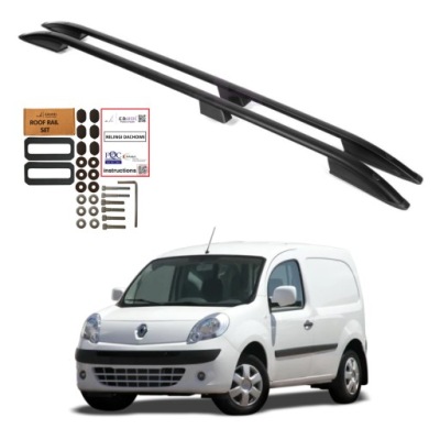 Рейлинги кровельные renault kangoo ii 2008-2022 l2 длинный чёрные прочные долговечный фото №1
